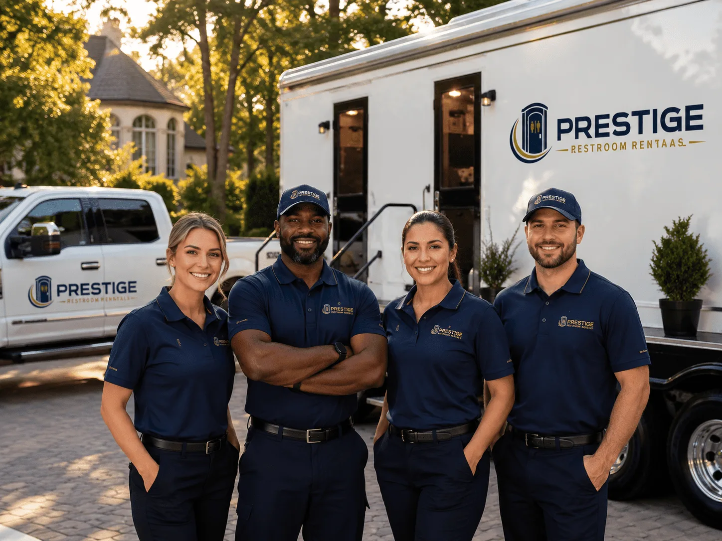 Trusted Luxury Portable Restrooms company in Mcbrides, MI